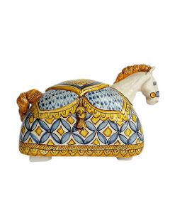 Italian Horse figurine hand-painted by Ghenos in Messina, Sicily