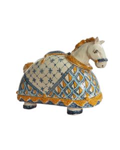 Italian Horse figurine hand-painted by Ghenos in Messina, Sicily