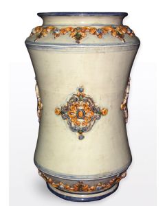Italian umbrella stand 1 handcrafted in Caltagirone, Sicily