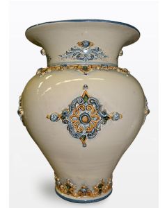 Italian umbrella stand 2 handcrafted in Caltagirone, Sicily