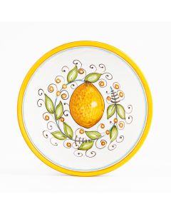 Limoni Italian cereal bowl handmade by Fima in Deruta