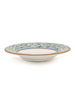 Melograni Italian pasta & soup plate handmade by Fima in Deruta