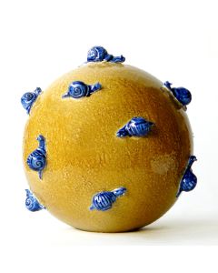 Tuscan Snails sphere handcrafted by ND Dolfi in Montelupo Fiorentino, Italy