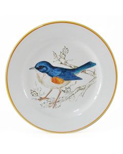 Italian charger plate Passero from the Joy Collection handmade by Francesca Niccacci in Deruta