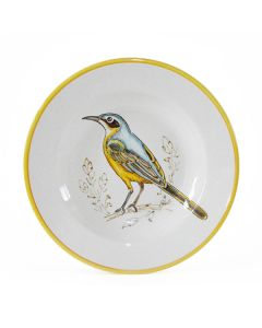 Italian pasta & soup plate Passero from the Joy Collection handmade by Francesca Niccacci in Deruta