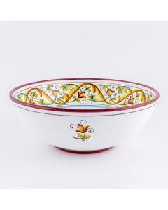 Primizia Italian serving bowl handmade by Fima in Deruta