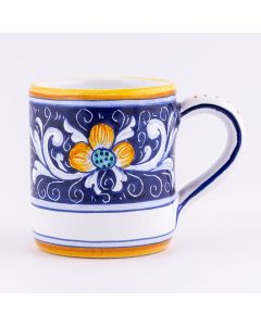 Deruta mug from the Rameggi collection, handmade by Antica Deruta - Italy