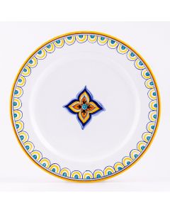 Deruta charger plate from the Rameggi collection, handmade by Antica Deruta - Italy