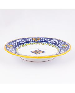 Deruta pasta & soup plate from the Rameggi collection, handmade by Antica Deruta - Italy