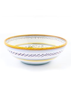 Raffaellesco Italian pasta & soup bowl handmade by Fima in Deruta