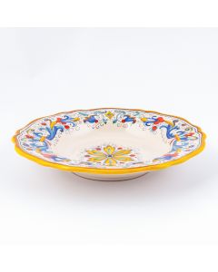 Ricco Deruta Andrilia Italian pasta & soup plate handmade by Ceramiche Andrilia in Deruta - main image