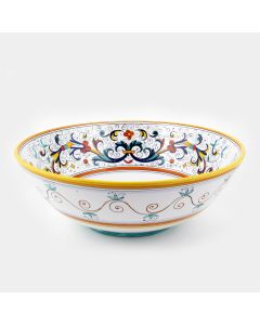 Ricco Deruta Classico Italian serving bowl handmade by Fima in Deruta