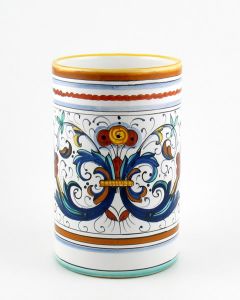 Ricco Deruta Classico Italian utensil holder handmade by Fima in Deruta