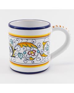 Rinascimento Italian mug handmade by Fima in Deruta