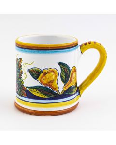 Italian mug from the Geometrico S9 Collection handmade by Eugenio Ricciarelli - Deruta, Rapallo, Amalfi