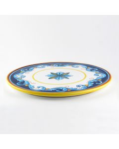 Italian cake & cheese platter from the Geometrico S12 Collection handmade by Eugenio Ricciarelli - Deruta, Rapallo, Amalfi