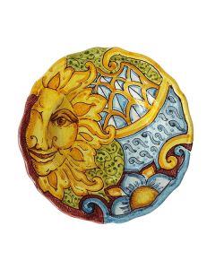 Italian ceramic pasta & soup plate from the Synkeran Collection handmade by Ghenos in Sicily