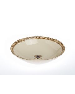 Italian pasta & soup bowl from the Occhio di Gatto collection, handmade by Francesco Fasano in Grottaglie, Italy