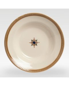 Italian pasta & soup plate from the Occhio di Gatto collection, handmade by Francesco Fasano in Grottaglie, Italy