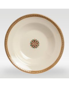 Italian pasta & soup plate from the Rubino collection, handmade by Francesco Fasano in Grottaglie, Italy