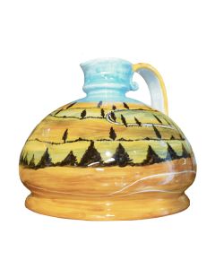Italian pitcher from the Umbria Collection handmade by D&G Design in Deruta