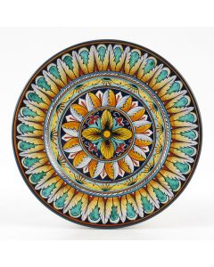 Vario F1 Italian bread & butter plate handmade by Fima in Deruta