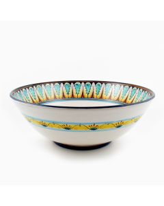 Vario F1 Italian serving bowl handmade by Fima in Deruta