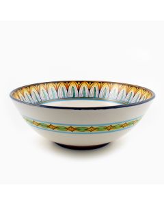 Vario F2 Italian serving bowl handmade by Fima in Deruta