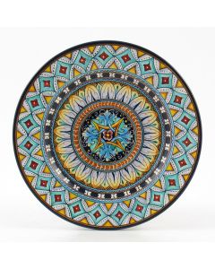 Vario F4 Italian salad & dessert plate handmade by Fima in Deruta