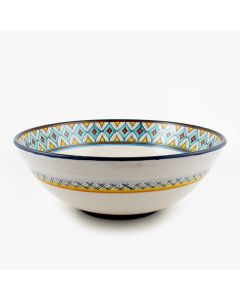 Vario F4 Italian serving bowl handmade by Fima in Deruta