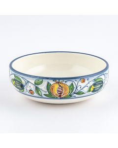 Italian pasta & soup bowl from the Venezia collection handmade by Ceramiche Rampini in Gubbio, Italy